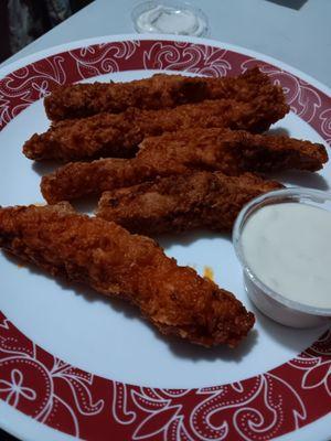 Boneless chicken wings. Delicious!