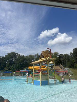 Water slide for the little ones!