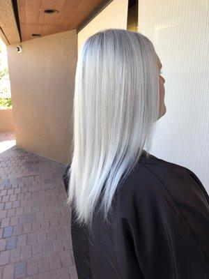 Babylights and cool toned blonde