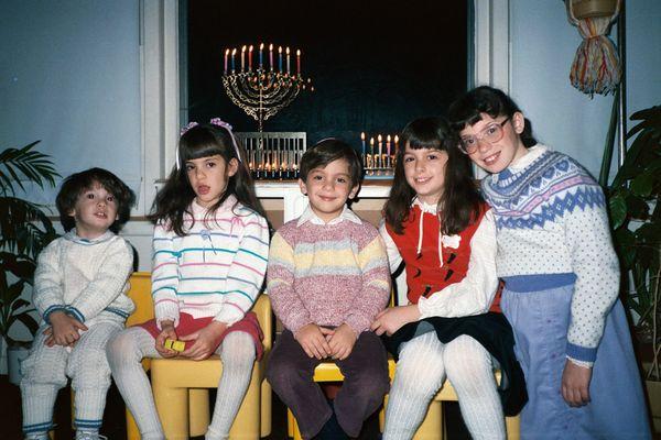 Chanukah 1980s. Scanned from 35mm negative.