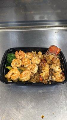Shrimp and lobster combo
