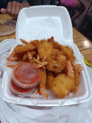 The shrimp platter. 20 pieces of large shrimp!!!!!