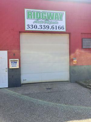 Drop off area for keys