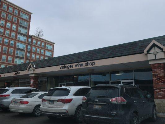 Strip mall storefront