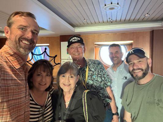 Family and new friends!