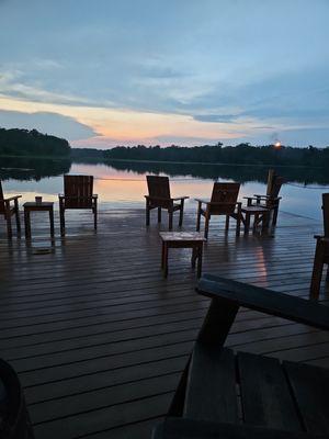 View from the outdoor patio.