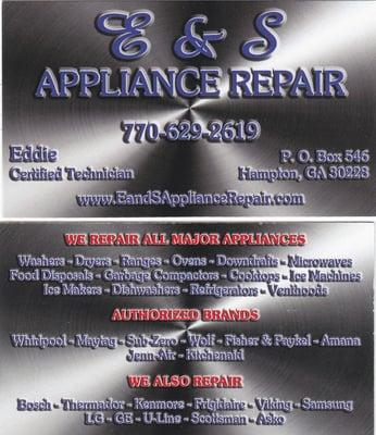 E&s Appliance Repair