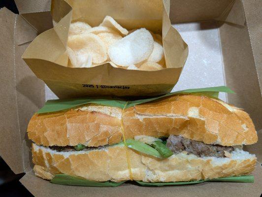 #odesea pop-up: banh mi lao - shrimp chips