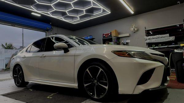 It's like a whole new car. No more purple tint- just smooth, dark, and classy all way around.