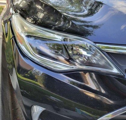 Headlight detailing AFTER!