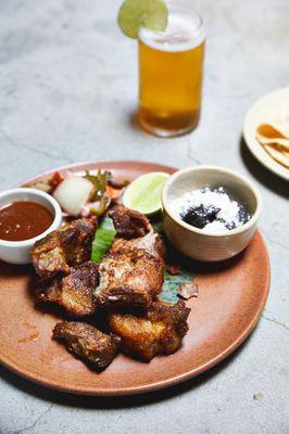 Our famous, crispy carnitas.