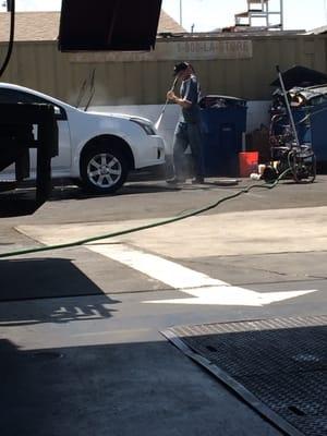 Arthur did the best wash I've ever had done on my car! He even cleaned under the hood!