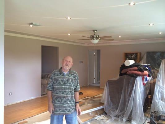 Renovating living room