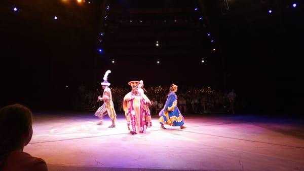 Lion King show performers