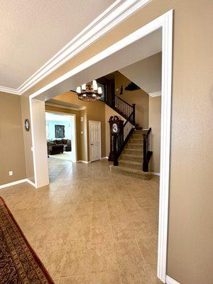 Walkway wrap and crown