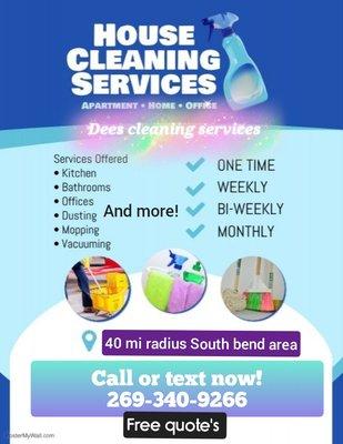 Dees Cleaning Services
