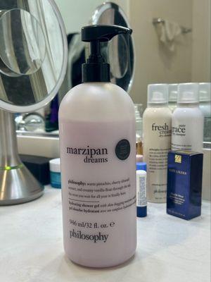 Although Philosophy shower gels suck now especially amazing grace scent they changed it! This one smells insane! I wanna eat myself Lol!