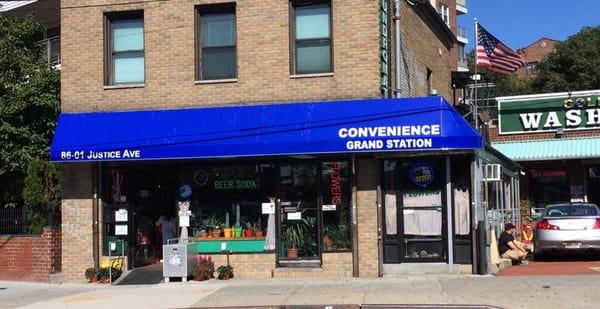 On the corner of Broadway and Justice Avenue, Elmhurst.