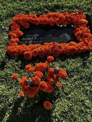 Decorated for Dia de Los Muertos