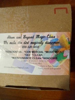 Above and Beyond Magic Clean