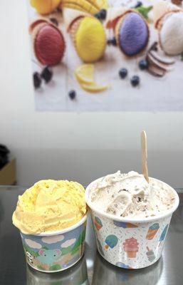 Mango and Nutty delight (vegan) & Raisin (name was in Indian)