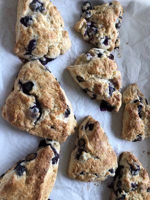 I made Blueberry Scones 4/17/25