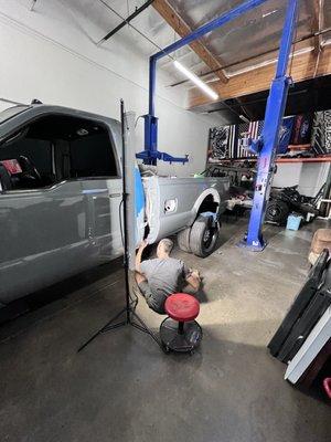 Vvivid Nardo Gray Wrap, 5% limo tint, Vvivid ultra gloss black on roof.