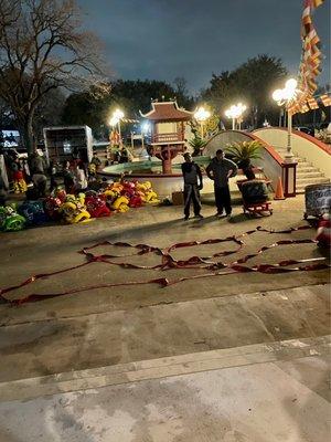 2023 Lunar New Year Lion Dance prep