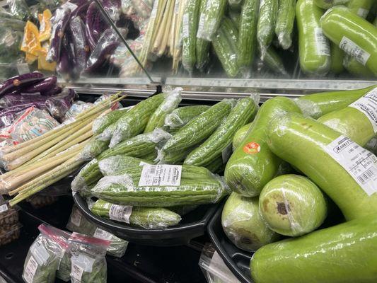 Good selection of ethnic produce