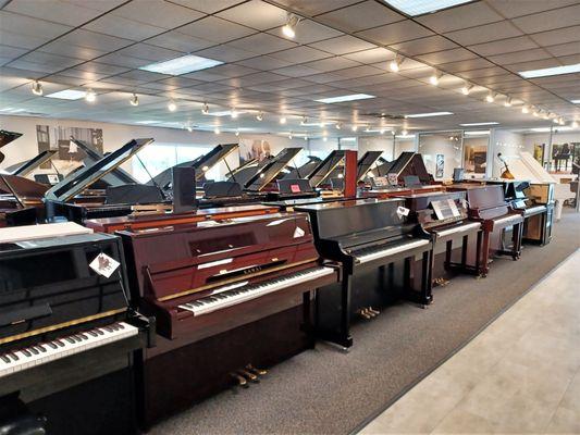 So Many Pianos!