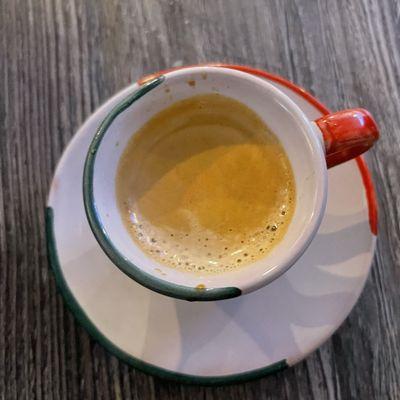 Espresso..... look at that Crema !