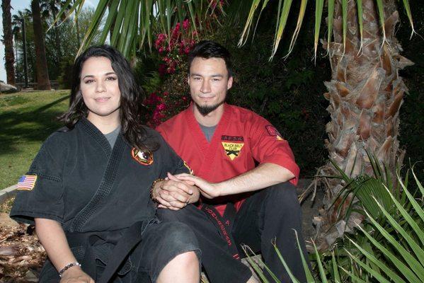 Sensei Sasha and Sensei Brandon