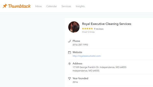 Office Cleaning | House Cleaning |
This is now an old photo, see the other photo with more reviews and our Top Pro Badge!