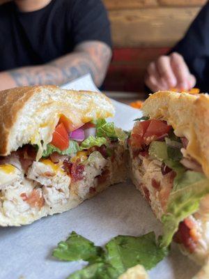 Chicken bacon sandwich