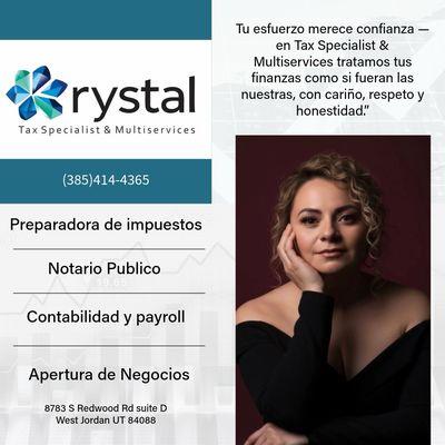 Krystal tax specialist