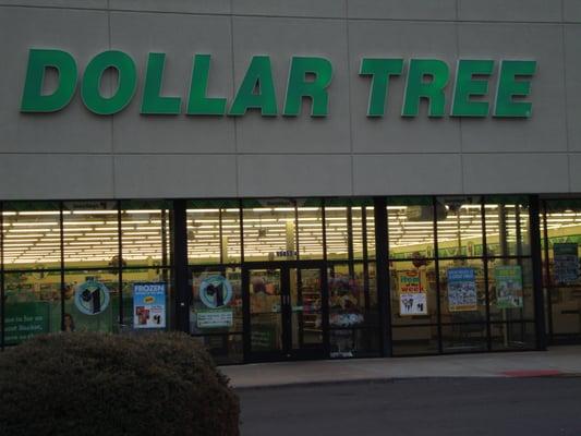 Dollar Tree Signage, Storefront Up Close - 15453 E. Hampden Ave, #A, Aurora, CO 80013. March 21st 2014 visit.
