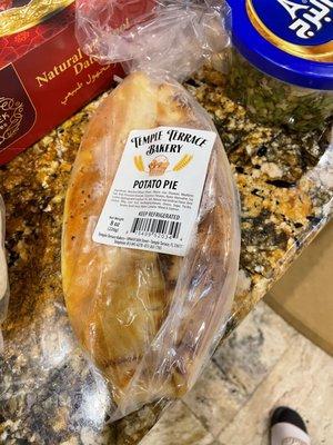 Fresh baked filled breads