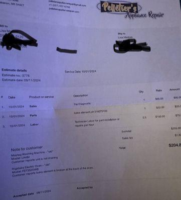 Pelletier's Appliance Repair