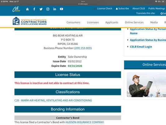 Big Bear Heating & Air