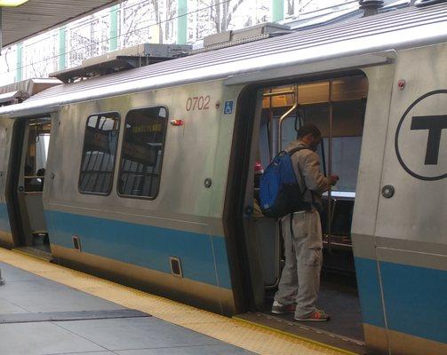 Blue Line at Suffolk Downs, Boston