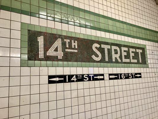MTA - 14th St Subway Station