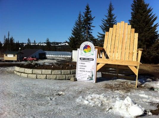 Look for the Giant Chair!