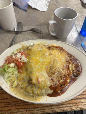 Stuffed breakfast sopapilla