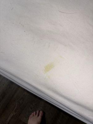 Stained sheets