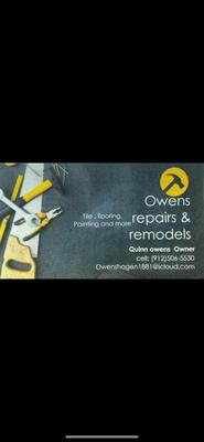 Owens Repairs And Remodels