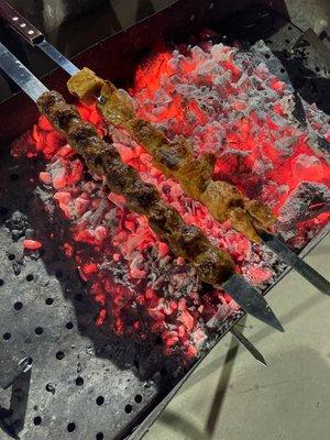 Beef Lule, pork pieces