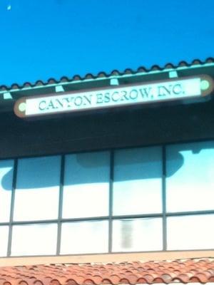 Canyon Escrow