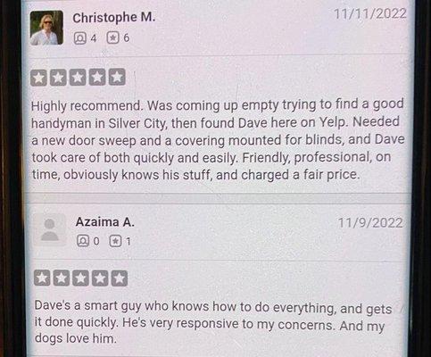 Diamond Dave Services