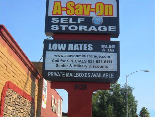 A Sav-On Mini Storage