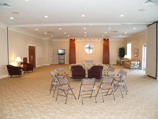Our main Chapel can be used for visitation, funeral and memorial services and divided to accommodate our families.